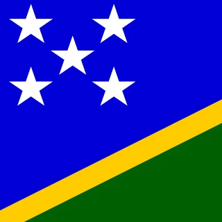 Flag of the Solomon Islands [Square Flag]