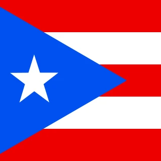 Flag of the Commonwealth of Puerto Rico [Square Flag]