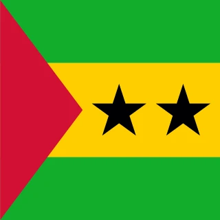 Flag of the Democratic Republic of São Tomé and Príncipee [Square Flag]