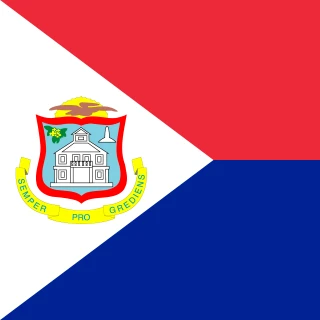 Flag of the Sint Maarten [Square Flag]