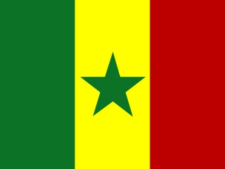 Flag of the SN Republic of Senegal 