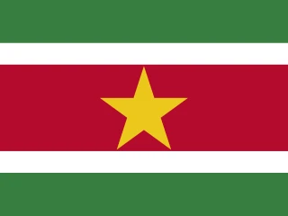 Flag of the SR Republic of Suriname 