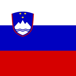 Flag of the Republic of Slovenia [Square Flag]