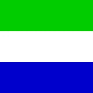 Flag of the Republic of Sierra Leone [Square Flag]