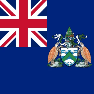 Flag of the Ascension Island [Square Flag]