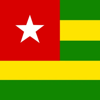 Flag of the Togolese Republic [Square Flag]