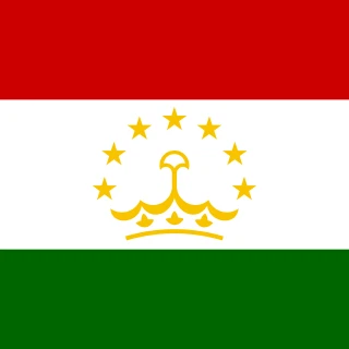 Flag of the Republic of Tajikistan [Square Flag]