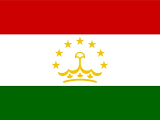 Flag of the TJ Republic of Tajikistan 