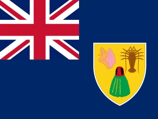 Flag of the TC Turks and Caicos Islands 