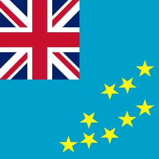 Flag of the Tuvalu [Square Flag]