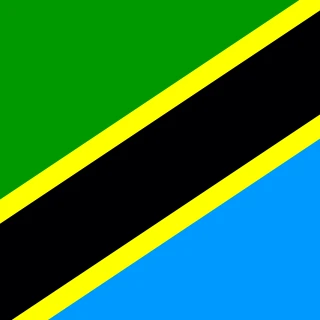 Flag of the United Republic of Tanzania [Square Flag]