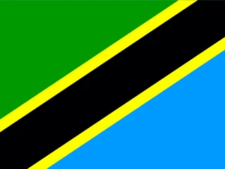 Flag of the TZ United Republic of Tanzania 