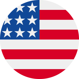 Flag of the United States Minor Outlying Islands (Circle, Rounded Flag)