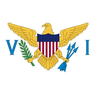 Flag of the Virgin Islands of the United States [Square Flag]