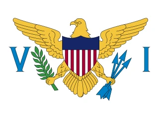 Flag of the VI Virgin Islands of the United States 