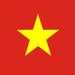 Flag of the Socialist Republic of Vietnam (SRV) [Square Flag]