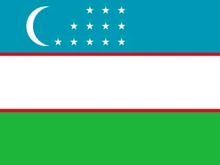 Flag of the UZ Kingdom of Uzbekistan 