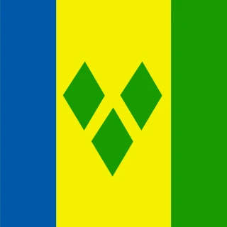 Flag of the Saint Vincent and the Grenadines [Square Flag]