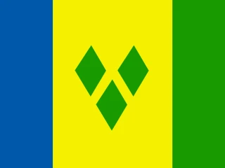 Flag of the VC Saint Vincent and the Grenadines 