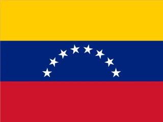 Flag of the VE Bolivarian Republic of Venezuela 