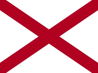 Flag of the US-AL Alabama 