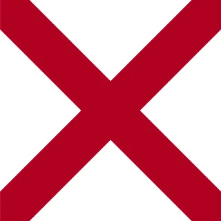 Flag of the Alabama [Square Flag]