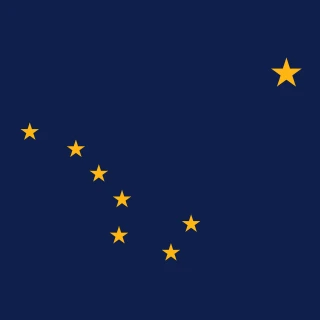 Flag of the Alaska [Square Flag]