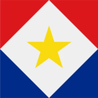 Saba. Square Flag