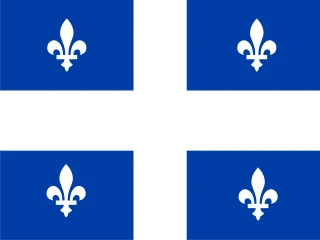 CA-QC Quebec. Quebec Flag