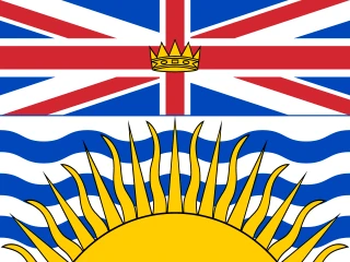 Colombie-Britannique. British Columbia Flag