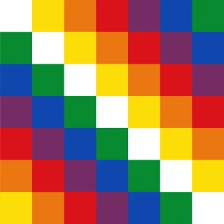 Nueva Bandera Whipala Bolivia. Whipala Bolivia Flag