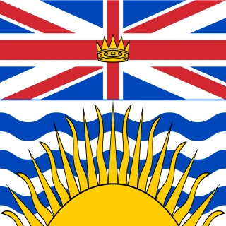 Colombie-Britannique. British Columbia Square Flag