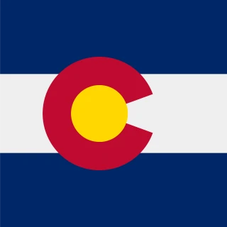 Colorado. Square Flag