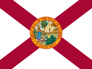 US-FL Florida. Florida Flag