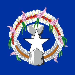 Flag of the Commonwealth of the Northern Mariana Islands [Square Flag]