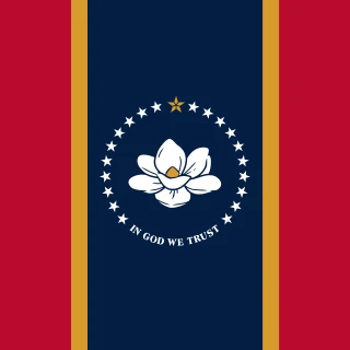 Mississippi. Square Flag