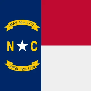 North Carolina. North Carolina Square Flag