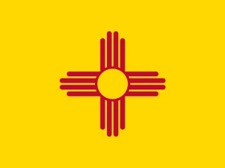 US-NM New Mexico. New Mexico Flag