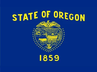 US-OR Oregon. Oregon Flag