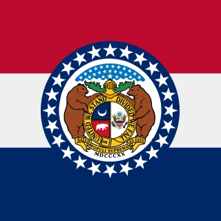 Missouri. Square Flag