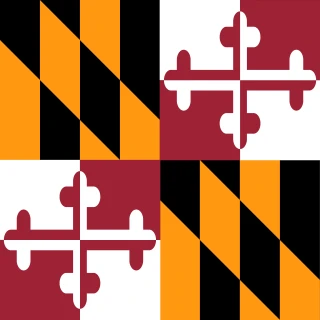 Maryland. Square Flag