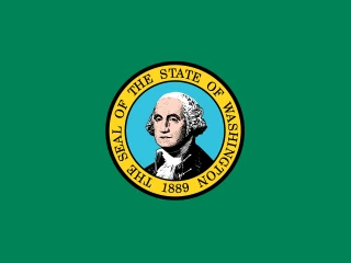 US-WA Washington. Washington Flag