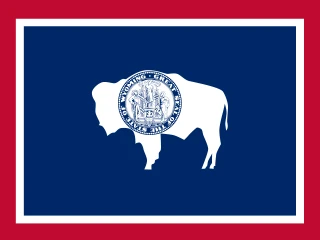 US-WY Wyoming. Wyoming Flag