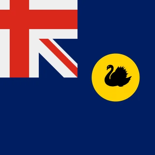 Western Australia. Square Flag