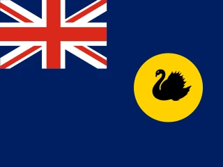 AU-WA Western Australia. Western Australia Flag