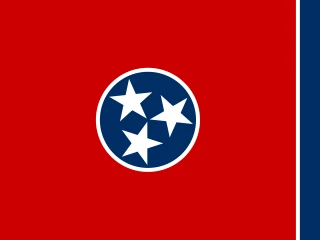 US-TN Tennessee. Tennessee Flag