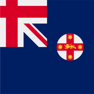 New South Wales. Square Flag