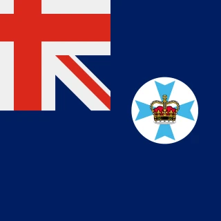 Queensland. Square Flag