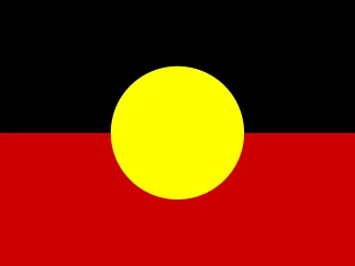 Australian Aboriginal. Flag