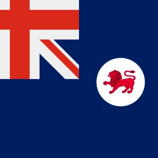 Tasmania. Square Flag